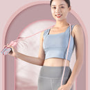 2 PCS Fitness Fat Burning Rope Skipping Student Training Rope, Style: Small Ball Type (Pink)