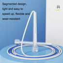 2 PCS Children Speed Skipping Sports Rope, Style: 2 Sections 2.8m (White Blue)