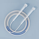2 PCS Children Speed Skipping Sports Rope, Style: 3 Sections 2.8m (White Blue)