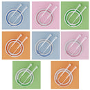 2 PCS Children Speed Skipping Sports Rope, Style: 3 Sections 2.8m (White Orange)