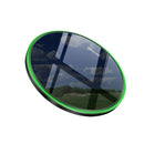 15W Metal Round Wireless Charger Smart Fast Charge(Mirror Black)