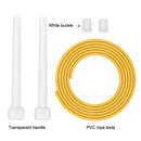 3 PCS Fitness Sports Children Transparent Handle Skipping Rope(Transparent Blue)