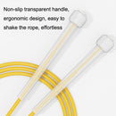 3 PCS Fitness Sports Children Transparent Handle Skipping Rope(Transparent Blue)