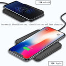 Mobile Phone Wireless Charger For Xiaomi Huawei Samsung iPhone 13 Square 10W-White