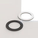 2 PCS T12 Stripe Pattern Magnetic Suction Wireless Charger Magnetic Sheet(Black)