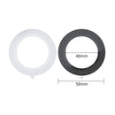 2 PCS T12 Stripe Pattern Magnetic Suction Wireless Charger Magnetic Sheet(Black)
