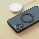 2 PCS T12 Stripe Pattern Magnetic Suction Wireless Charger Magnetic Sheet(Black)