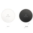 15W Smart Aperture Round Desktop Glowing Wireless Charger(Black)
