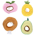 Pet Anti-bite Anti-Lick Ring Soft Cotton Cat Head Cover(Pineapple)