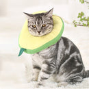 Pet Anti-bite Anti-Lick Ring Soft Cotton Cat Head Cover(Pineapple)