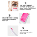 2 PCS Zero Damage Electric Curling Eyelash Curler Beauty Eyelash Curler(Pink)