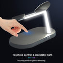 X452 3 in 1 Multifunctional 15W Wireless Charger with Night Light Function(Black)