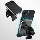C03 Magnetic Wireless Phone Charger for Car Air Outlet(Black)