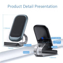 Z01 15W Multifunctional Desktop Wireless Charger with Stand Function, Spec: MCU (Black)