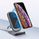 Z01 15W Multifunctional Desktop Wireless Charger with Stand Function, Spec: MCU (Black)