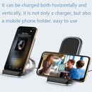 Z01 15W Multifunctional Desktop Wireless Charger with Stand Function, Spec: MCU (Silver)