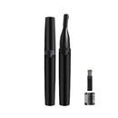 Double Cutter Head Electric Eyebrow Trimmer Epilator Children Hair Clipper(Black)
