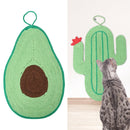 Non-slip and Moisture-proof Scratch Resistant Sisal Cat Scratch Pad(Avocado)