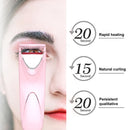 3 PCS Brick Stone Pattern Electric Heated Eyelash Perming Curler(Green)