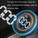 Peacefair PZEM-024A 100A Circular LCD AC Digital Ammeter, Specification: Closed CT