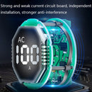 Peacefair PZEM-024A 100A Circular LCD AC Digital Ammeter, Specification: Closed CT