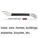 2 PCS Car Stainless Ateel Audio Navigation Door Panel Crowbar