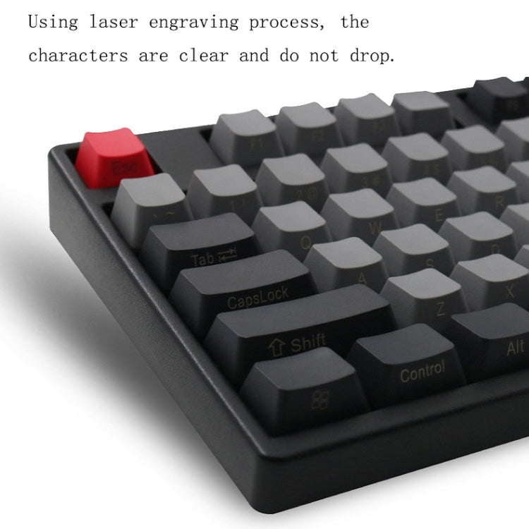 Mechanical Keyboard Laser PBT Keycap Carbon No Words