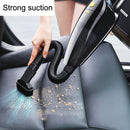 High Power Car Mini Powerful Vacuum Cleaner, Style: Car Type (Ivory White)