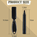 3 Sets Waterproof Beard Filler Beard Styling Pen(Dark Brown)