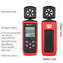 TASI Portable Integrated Digital Anemometer Handheld Rotatable Probe Anemometer(TA8161)