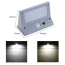 Outdoor Solar Body Sensing LED Lighting Wall Light(White Light)