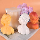 Aromatherapy Plaster Mold Rose Beauty Candle Silicone Mold, Style: Cover Eyes