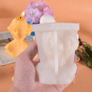 Aromatherapy Plaster Mold Rose Beauty Candle Silicone Mold, Style: Cover Eyes