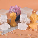 Aromatherapy Plaster Mold Rose Beauty Candle Silicone Mold, Style: Cover Eyes