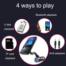 BC43 Large Screen Display Car Handsfree Phone Bluetooth MP3 Player Smart Fast Charger(Black)