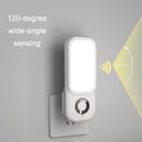 Bedroom Light Control Infrared Human Body Sensor Light: Specification: EU Plug (Gold Ring)