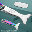 3 PCS Small Color Titanium Nail Clipper Gradient Mermaid Handle Nail Clipper Nail Art Tool