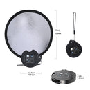 30cm Double-sided Beauty Photo Live Broadcast Fill Light Board with Storage Box(Gold + Silver )
