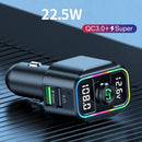 C23S Car Bluetooth MP3 Music Player Multi-Function Colorful Lights
