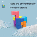 YJ8392 Puzzle Early Education Magnetic Building Block Magic Cube(Color)