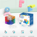 YJ8392 Puzzle Early Education Magnetic Building Block Magic Cube(Color)