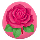 2 PCS Big Rose Flower Handmade Soap Silicone Mold, Colour: Random(8.2x8x2.5cm)