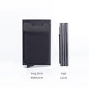 RFID Aluminum Alloy Anti-Degaussing Coin Card Holder(Silver)
