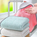 40 PCS Hand Towel Hangable Dishcloth Kitchen Rag Non-Stick Oil Absorbent Towel(Color Random Delivery)
