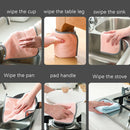 40 PCS Hand Towel Hangable Dishcloth Kitchen Rag Non-Stick Oil Absorbent Towel(Color Random Delivery)