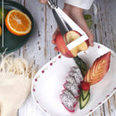 2 PCS Household Stainless Steel Fruit Carving Knife Shaper Flower-shaped Vegetable Cutter