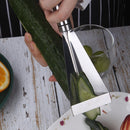 2 PCS Household Stainless Steel Fruit Carving Knife Shaper Flower-shaped Vegetable Cutter