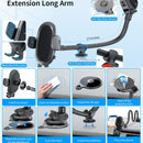 Mirror Long Rod Suction Cup Car Gravity Bracket Universal Central Control Station Phone Bracket(H4S-S1L)
