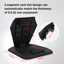 Car Sunshade Anti-Reflective Phone Tablet Holder Compatible with Folding Screen Phones(Matte Black)