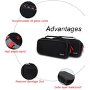 CHKJOK GH1731 Game Console Hard Shell EVA Protective Case For Nintendo Switch OLED(Black)